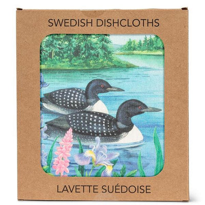 Loons Swedish Dishcloth | Kitchen Textiles | boogie + birdie
