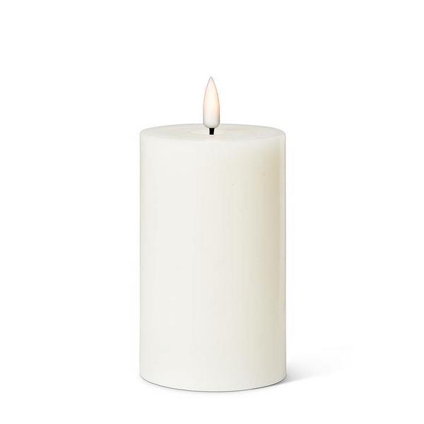 Flameless LED Pillar Cream Candle 5"  | Decor | boogie + birdie