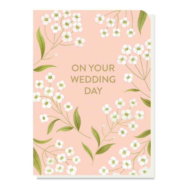 On Your Wedding Day Wedding Card (BLOOM39EXP) | Greeting Cards | boogie + birdie