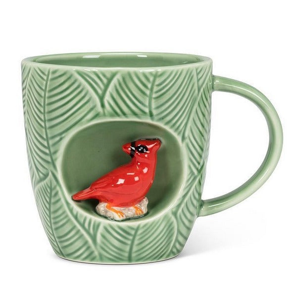 Leaf with Cardinal Mug (27-ALCOVE-663) | Kitchen | boogie + birdie