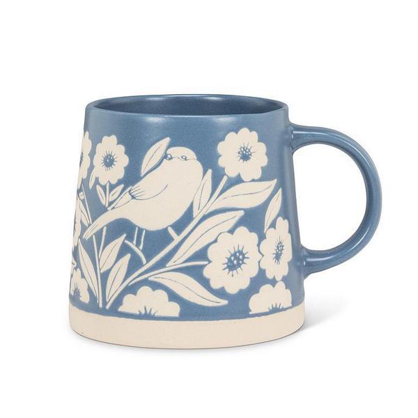 Blue Birds & Leaves Mug | Kitchen | boogie + birdie