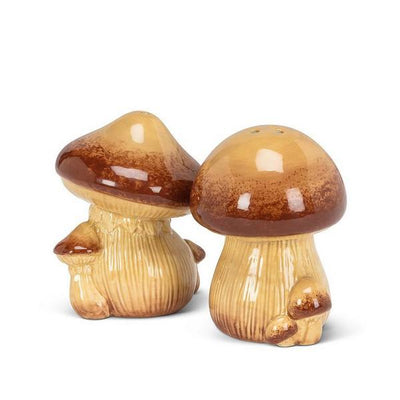 Tan Mushroom Salt & Pepper Shakers | Kitchen | boogie + birdie