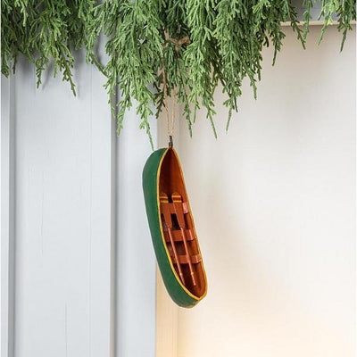 Canoe Carved Wood Ornament | Holiday Ornaments | boogie + birdie