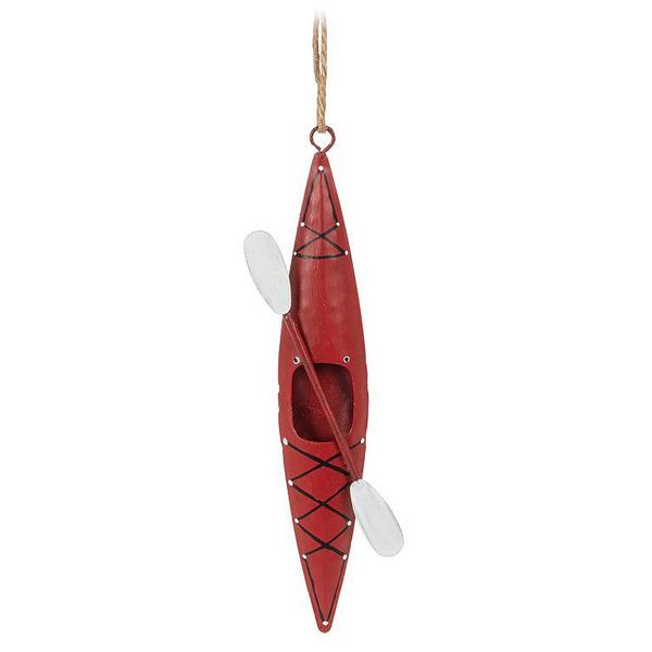 Kayak Carved Wood Ornament | Holiday Ornaments | boogie + birdie