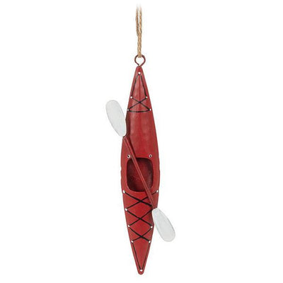 Kayak Carved Wood Ornament | Holiday Ornaments | boogie + birdie