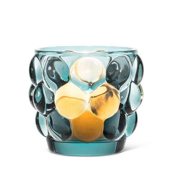 Blue Bubble Votive Holder | Holiday Decor | boogie + birdie