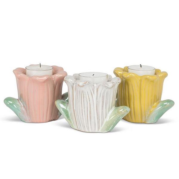 Pink Tulip Votive Candle Holder | Home | boogie + birdie