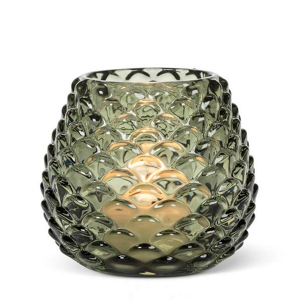 Medium Green Pinecone Tealight Holder | Decor | boogie + birdie