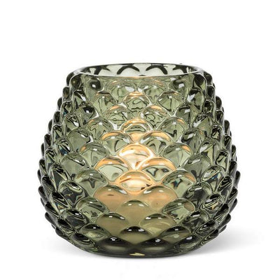 Medium Green Pinecone Tealight Holder | Decor | boogie + birdie