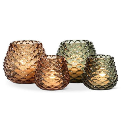 Medium Green Pinecone Tealight Holder | Decor | boogie + birdie