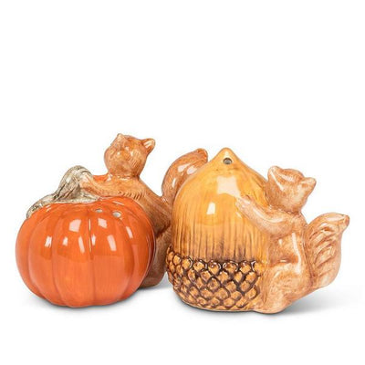Autumn Squirrels Salt & Pepper Shakers  | Kitchen | boogie + birdie