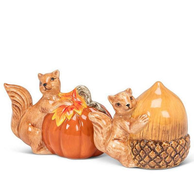 Autumn Squirrels Salt & Pepper Shakers  | Kitchen | boogie + birdie