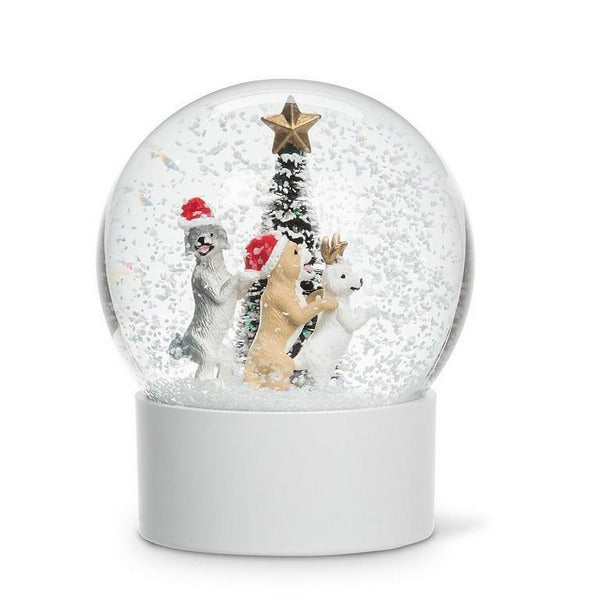 Dancing Dog Snow Globe | Holiday Decor | boogie + birdie