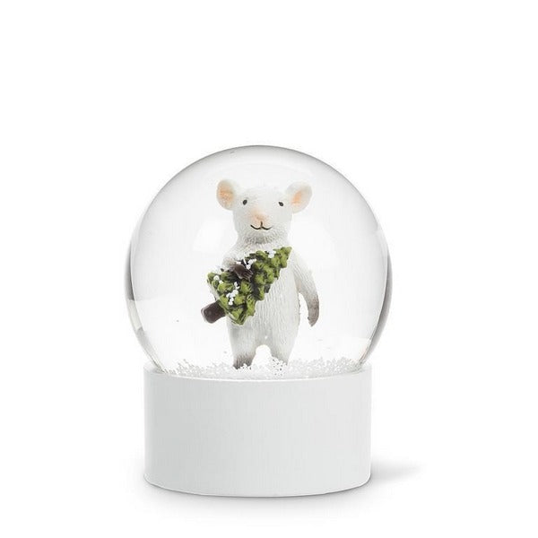 Mouse with Tree Snow Globe | Holiday Decor | boogie + birdie