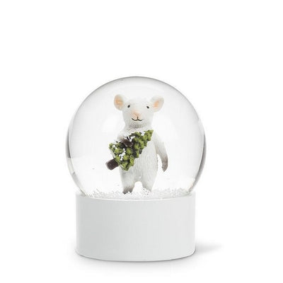 Mouse with Tree Snow Globe | Holiday Decor | boogie + birdie