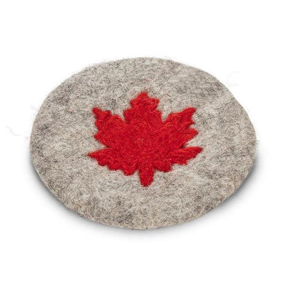 Maple Leaf Felt Coaster | Decor | boogie + birdie