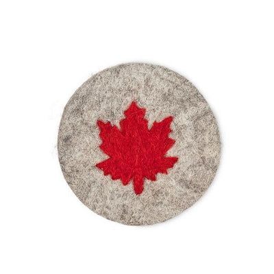 Maple Leaf Felt Coaster | Decor | boogie + birdie