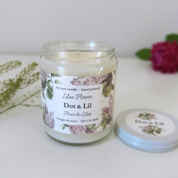 Lilac Candle | Dot & Lil | boogie + birdie