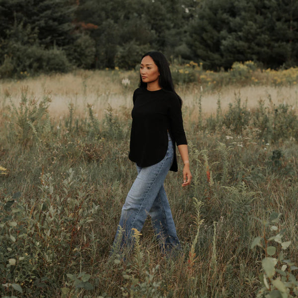 Black Classic East End Sweater | Blondie Apparel | boogie + birdie

