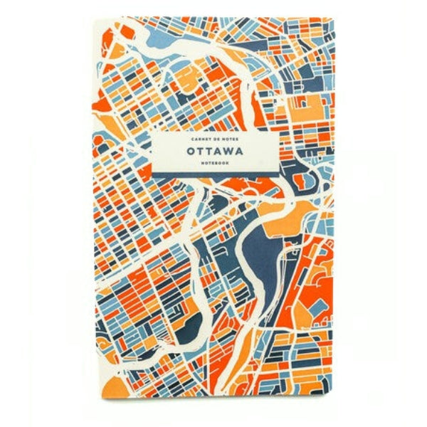 Chroma Ottawa Map Lined Notebook | I Like Maps | boogie + birdie