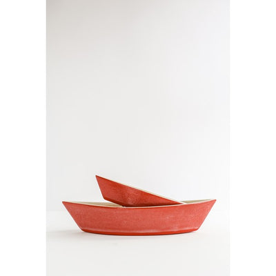 Red Canoe Chip & Dip Bowl