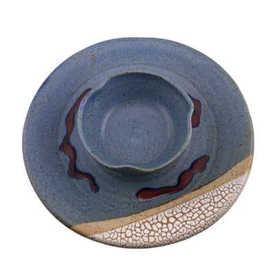 Blue Bubble Wavy Dip Plate | Parsons Dietrich | boogie + birdie