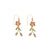 Glass Peach Blossom with Buds Drop Earrings | Michael Michaud | boogie + birdie