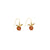 Glass Peach Tree Drop Earrings  | Michael Michaud | boogie + birdie