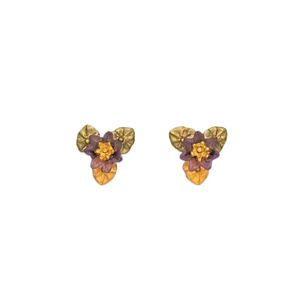 Glass Giverny Cluster Stud Earrings  | Michael Michaud | boogie + birdie