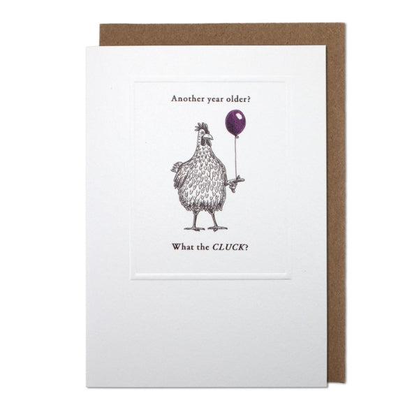 What The Cluck? Birthday Card | Pigment Productions | boogie + birdie