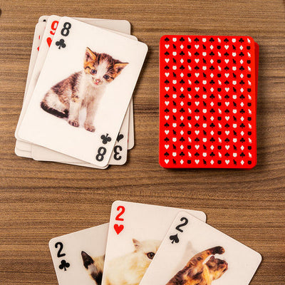 3D Cats Playing Cards | Kikkerland | boogie + birdie