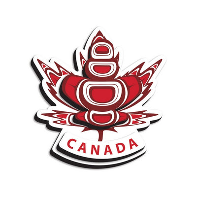 3D Maple Canada Magnet - Haisla, Heiltsuk | Native Northwest | boogie + birdie