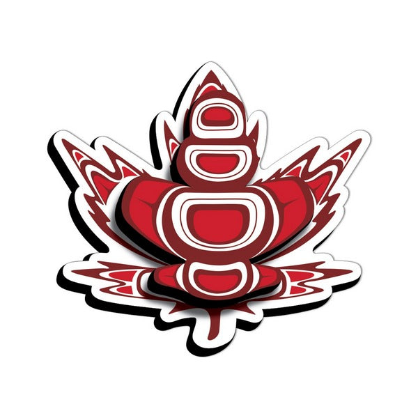 Indigenous Maple 3D Magnet - Paul Windsor, Haisla, Heiltsuk | Native Northwest | boogie + birdie