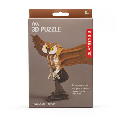 3D Owl Puzzle | Kikkerland | boogie + birdie