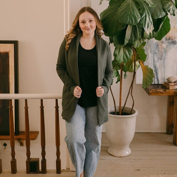 Pine Briton Cardigan | Blondie Apparel | boogie + birdie

