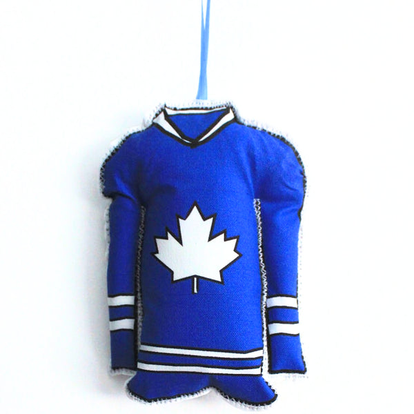 Toronto Hockey Jersey Ornament | Creationz by Catherine | boogie + birdie