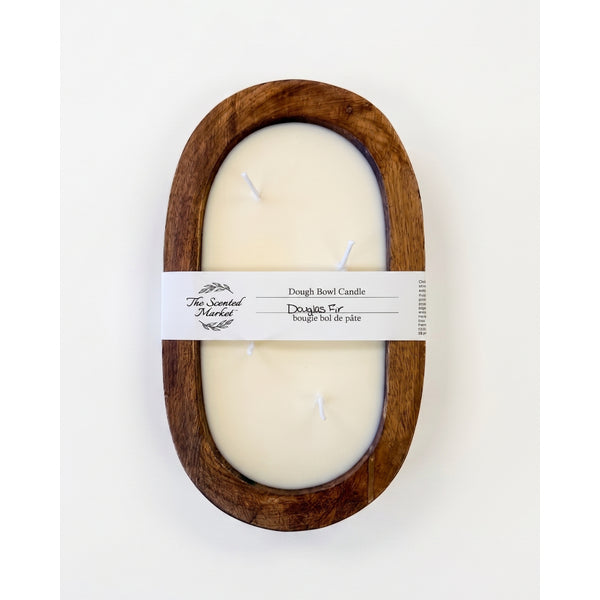 Douglas Fir 4-Wick Dough Bowl  Soy Candle | The Scented Market | boogie + birdie