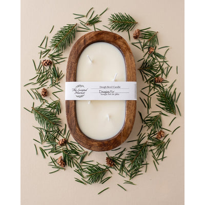Douglas Fir 4-Wick Dough Bowl  Soy Candle | The Scented Market | boogie + birdie