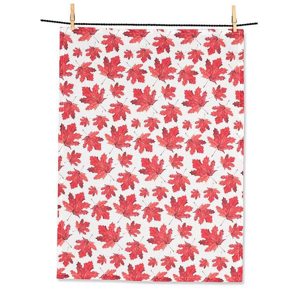 Maple Leaves Tea Towel | Kitchen Textiles | boogie + birdie