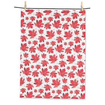 Maple Leaves Tea Towel | Kitchen Textiles | boogie + birdie