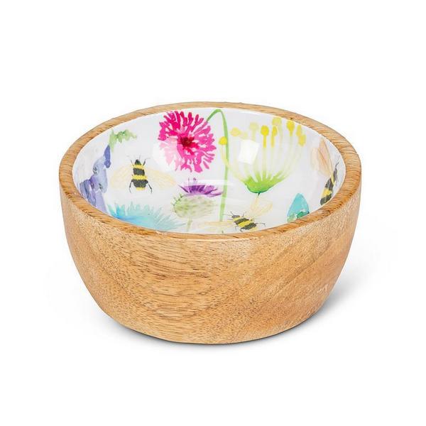 Bee Mangowood Bowl 3.5"D | Tableware | boogie + birdie