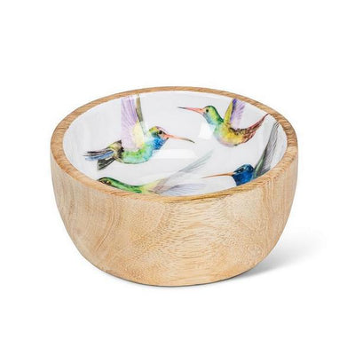 Hummingbird Mangowood Bowl - 3.5"D | Tableware | boogie + birdie