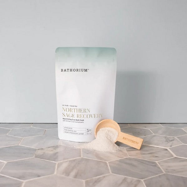 Northern Sage Recovery Crush Bath Soak 600g | Bathorium | boogie + birdie