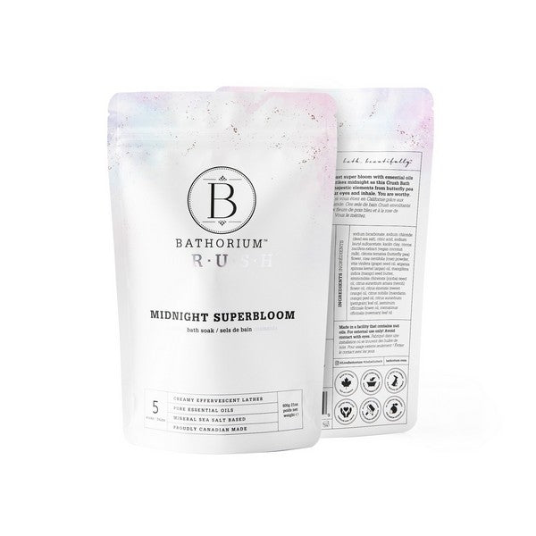 Large Midnight Superbloom Crush Bath Soak | Bathorium | boogie + birdie