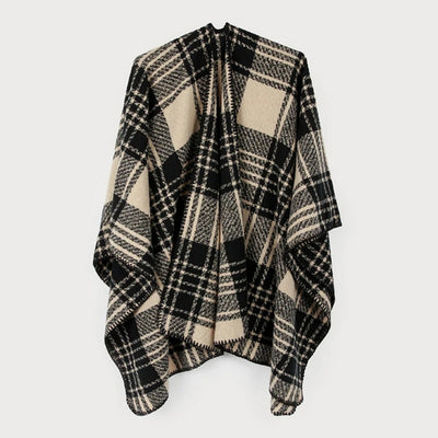 Black Check Shawl | Shawls | boogie + birdie