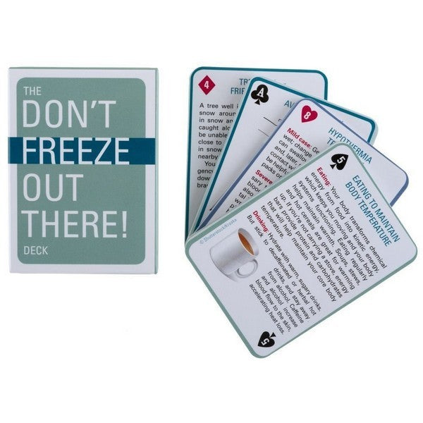 Don't Freeze Out There Playing Cards
