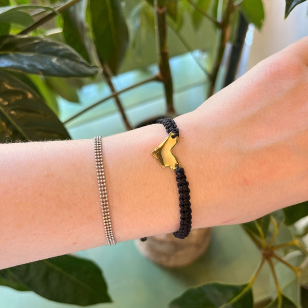 Brass Ottawa Pendant Friendship Bracelet | Lissa Bowie Jewellery | boogie + birdie