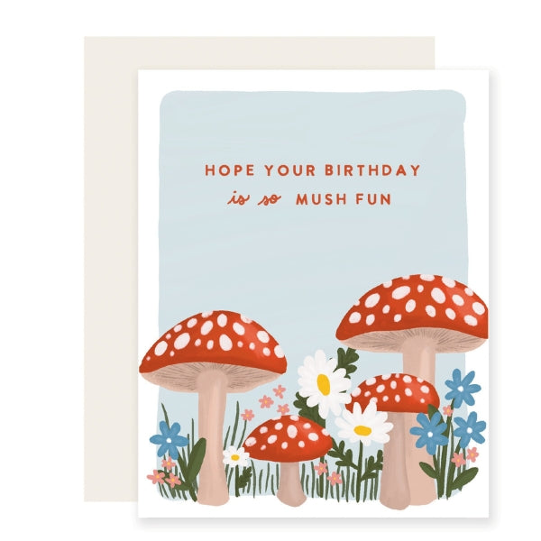Birthday Mushrooms Birthday Card | Slightly | boogie + birdie