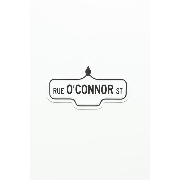 O'Connor Street Sign Sticker | Damn Fine | boogie + birdie