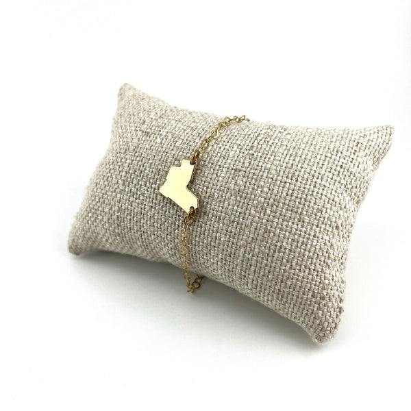 Brass Ottawa Bracelet | Lissa Bowie Jewellery | boogie + birdie